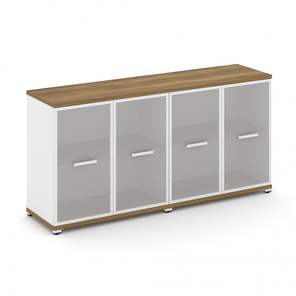 Concept Шкаф 2 широкие секции, 2 нишии CN.STS-223 RMW W Сандал Янтарный/Белый Бриллиант/Металл Белый