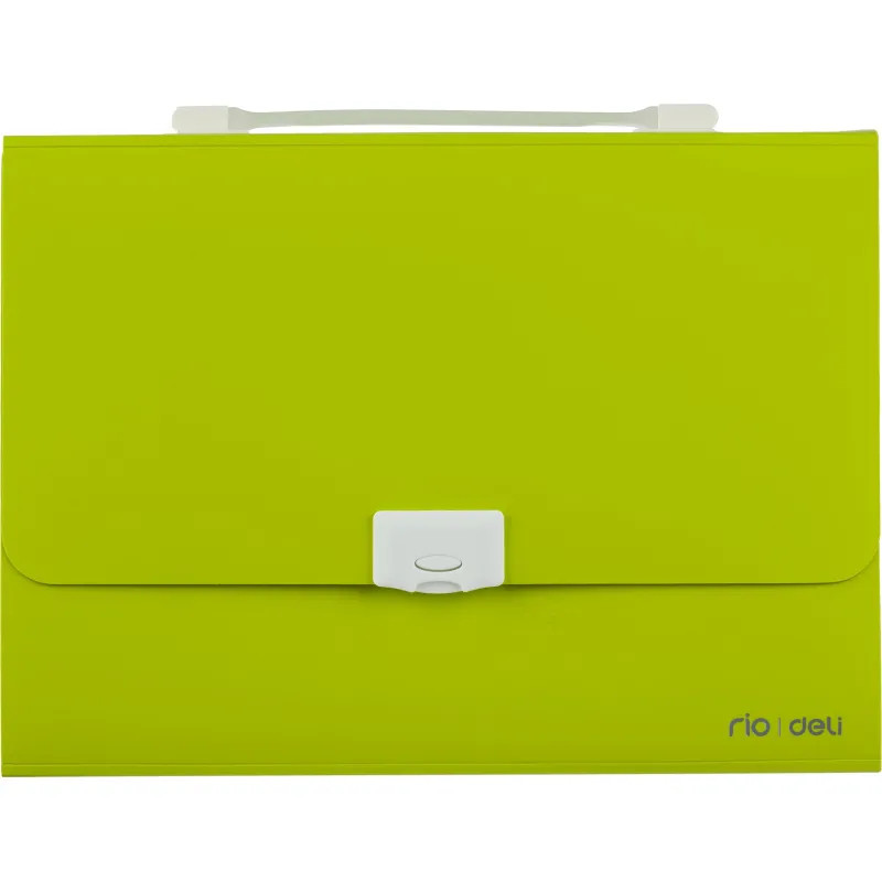 Папка органайзер Deli Rio, А4, 7 отдел., цвет в асс, E38125