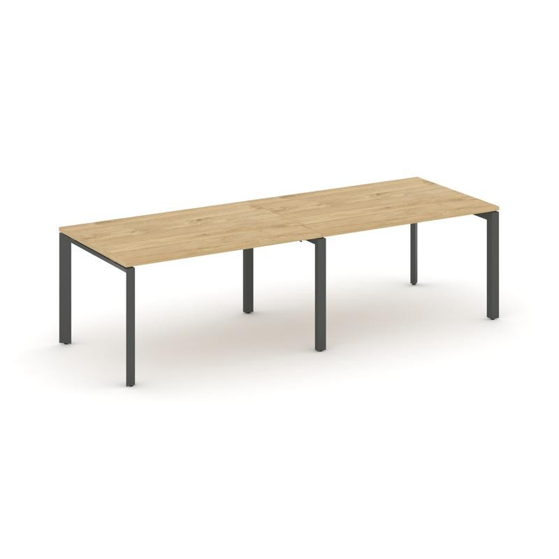 Style Project Стол переговорный SN-59P.SPRG-014.3 Тиквуд Светлый/Металл Антрацит 3160*980*750