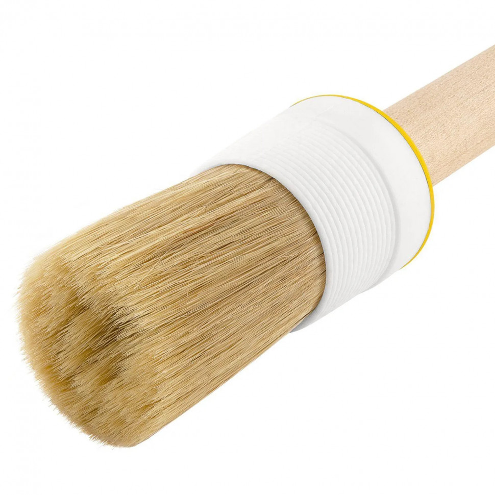 Кисть круглая БИБЕР 31181 Стандарт натуральная щетина, 25 мм СПб