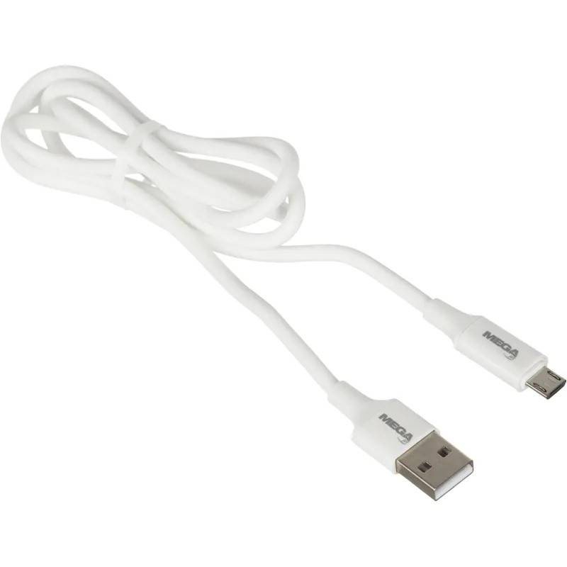 Кабель 2,4A, 1м, USB - Micro-USB, TPE, силикон, белый BT-JCBL-007/U28