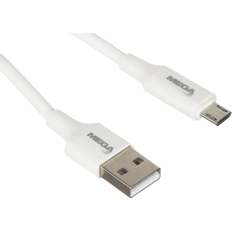 Кабель 2,4A, 1м, USB - Micro-USB, TPE, силикон, белый BT-JCBL-007/U28