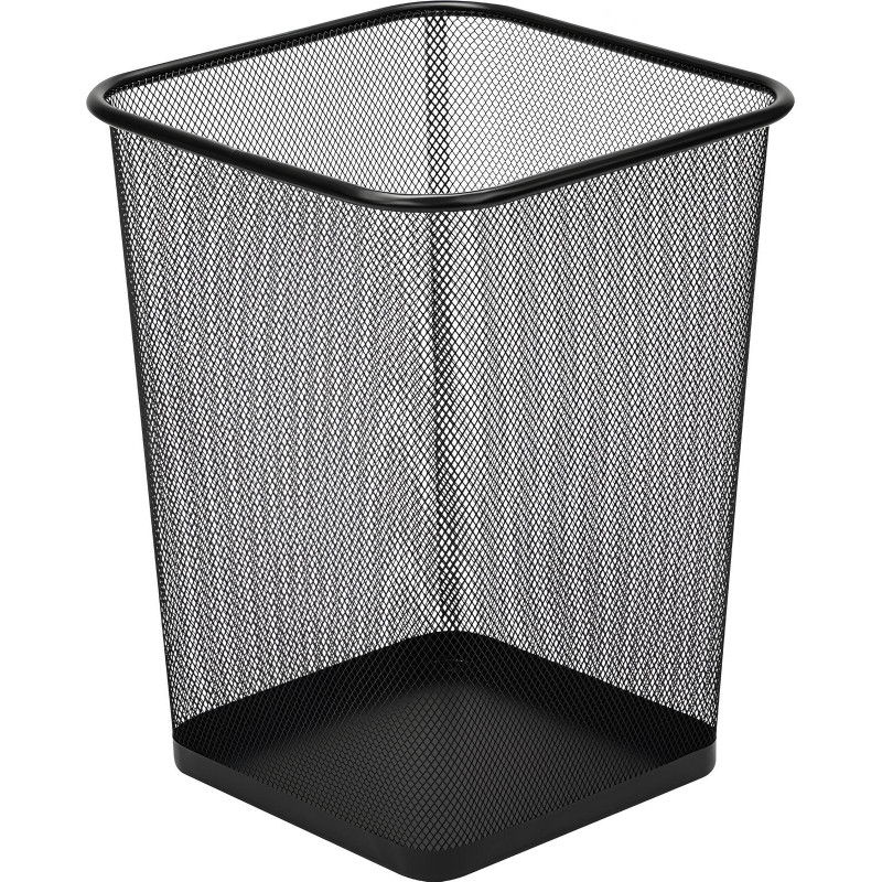 Корзина для мусора Luscan 17 л металл черная