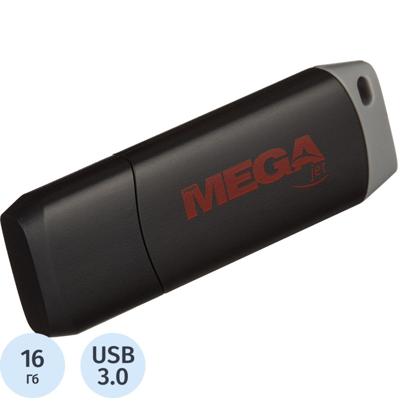 Флеш-память Promega Jet 16GB USB3.0/черн пластик/под лого NTU181U3016GBK