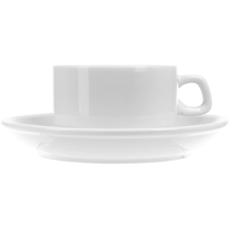 Чайная пара Collage 250мл фарфор, белый , фк195