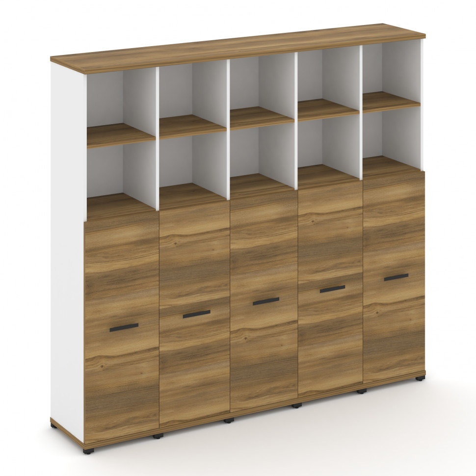 Concept Шкаф 5 узких секций, 5 ниш CN.STU-554 B Сандал Янтарный/Белый Бриллиант/Металл Черный 2084*4 Concept Шкаф 5 узких секций, 5 ниш CN.STU-554 B Сандал Янтарный/Белый Бриллиант/Металл Черный 2084*4