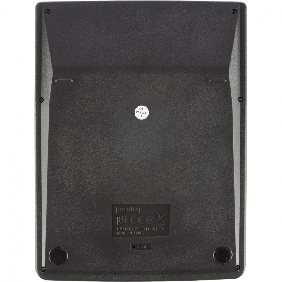 Калькулятор настольный Attache CDB1201-BK 12-разрядный черный 205x155x35 мм