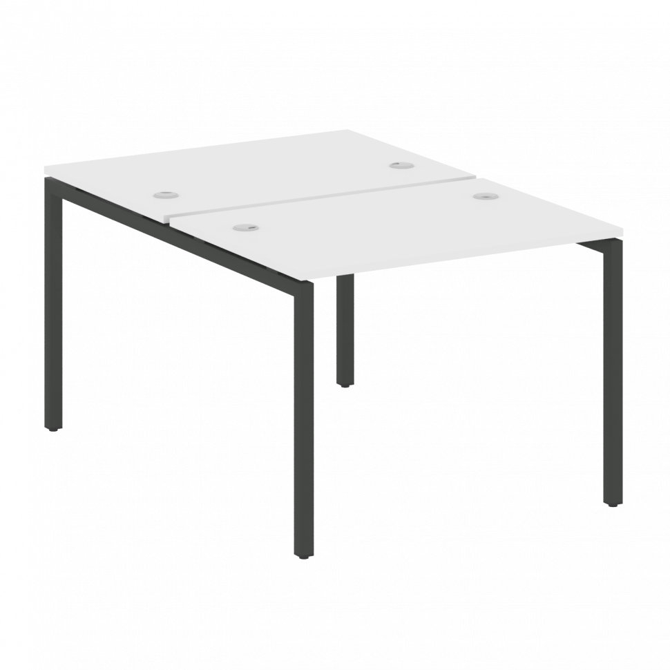 Metal System Quattro Рабочая станция на П-образном м/к 40БП.РАС-СП-2.1 Белый/Металл Антрацит 1000*14 Metal System Quattro Рабочая станция на П-образном м/к 40БП.РАС-СП-2.1 Белый/Металл Антрацит 1000*14