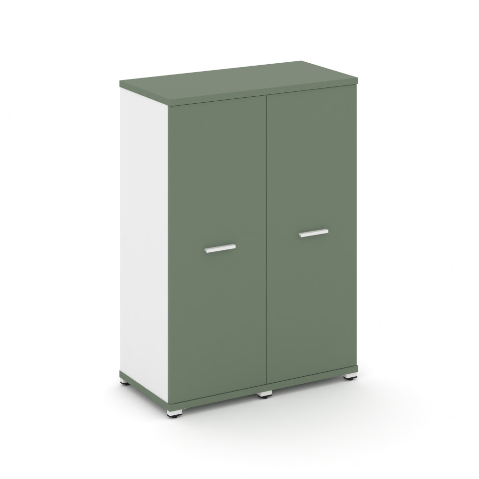 Concept Шкаф 2 узкие секции, 3 ниши CN.STU-326 W Кобо/Белый Бриллиант/Металл Белый 836*420*1186