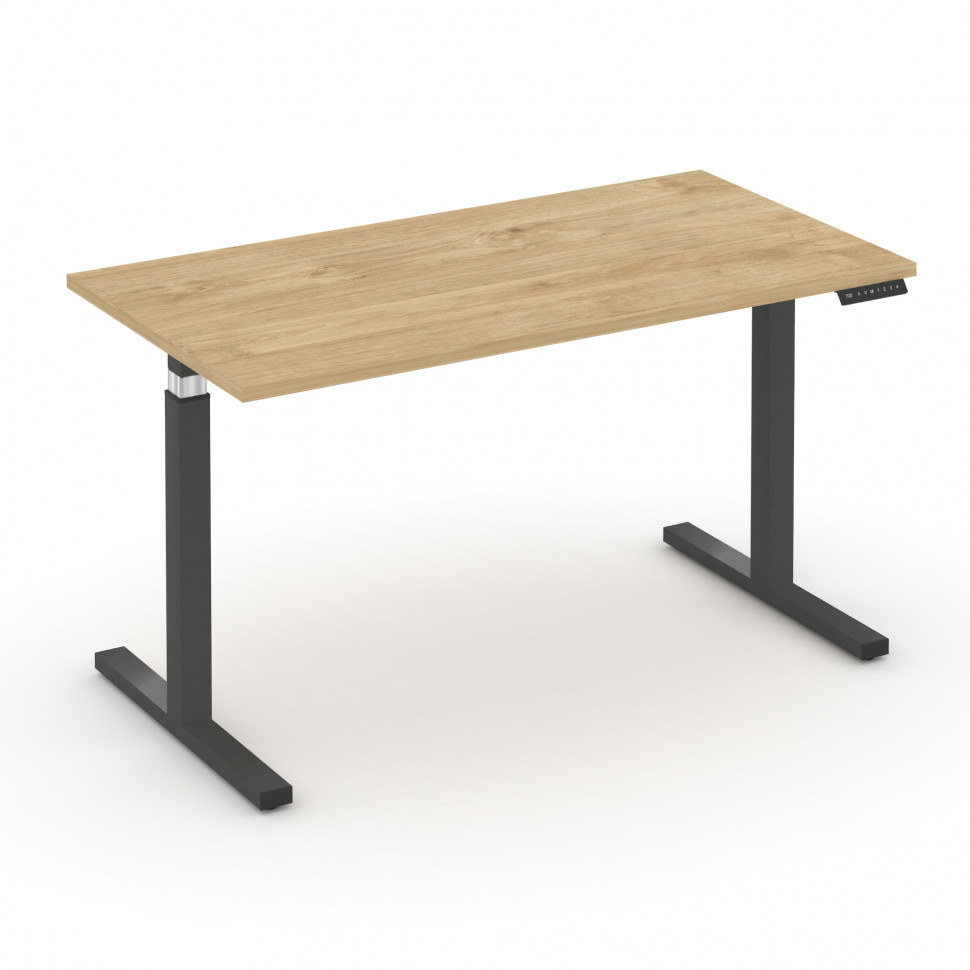 Move up Стол электроподъемный MV.SE-3.7 Тиквуд Светлый/Металл Антрацит 1380*720*720-1190 Move up Стол электроподъемный MV.SE-3.7 Тиквуд Светлый/Металл Антрацит 1380*720*720-1190