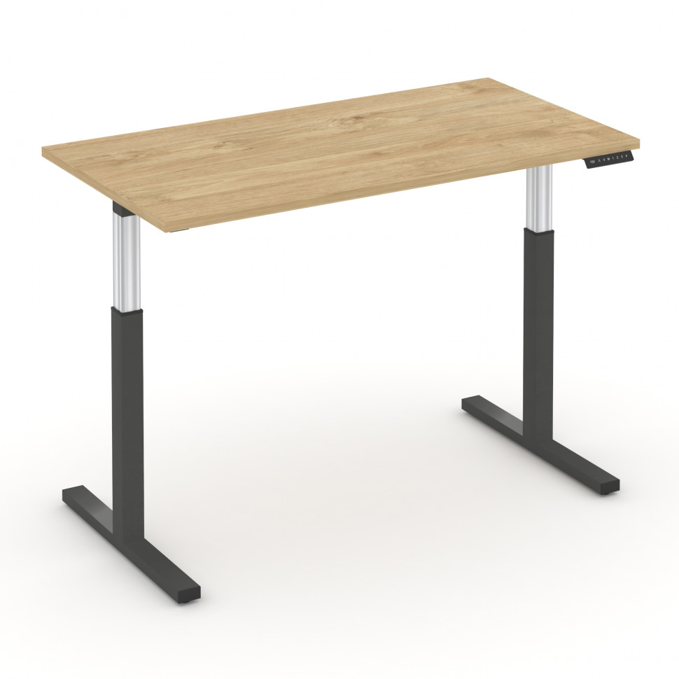 Move up Стол электроподъемный MV.SE-3.7 Тиквуд Светлый/Металл Антрацит 1380*720*720-1190 Move up Стол электроподъемный MV.SE-3.7 Тиквуд Светлый/Металл Антрацит 1380*720*720-1190