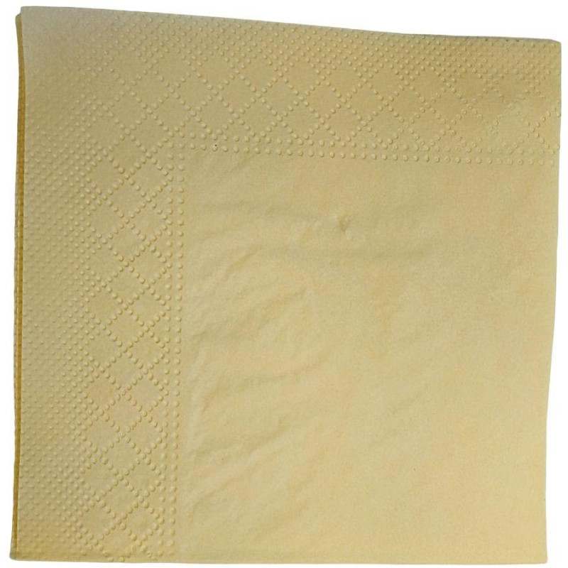 Салфетки бумажные 2сл 24х24см шампань 250 шт/уп