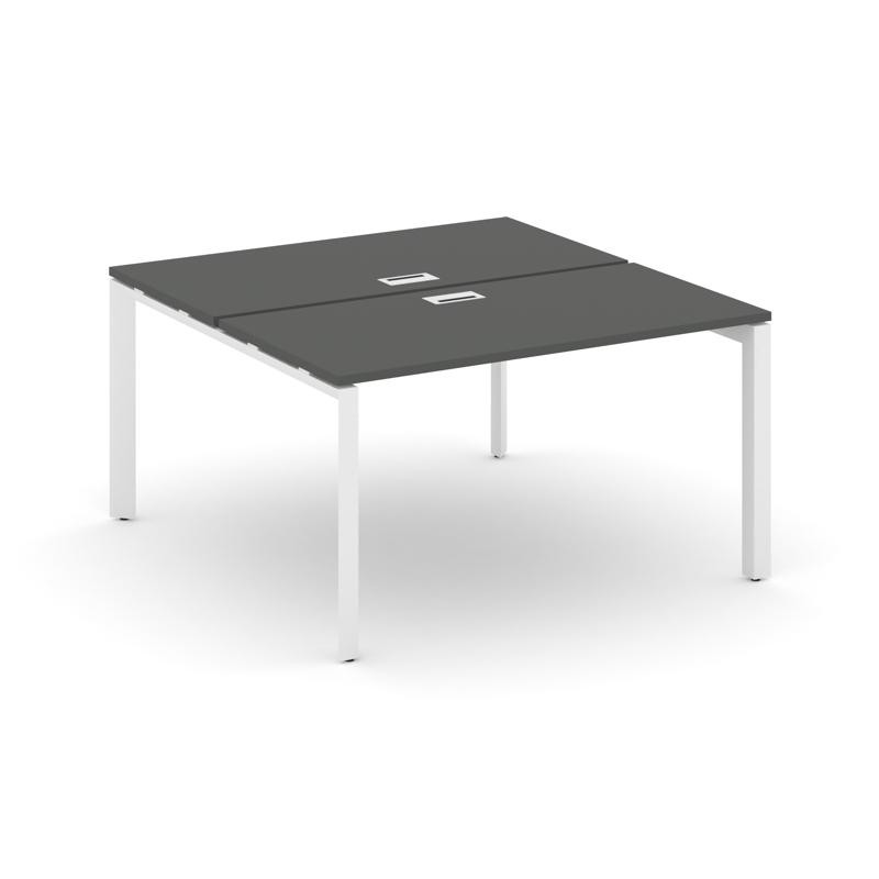 Style Project Рабочая станция двухсторонняя SN-59P.DRS-001 Антрацит/Металл Белый/Белый Заглушка 980*