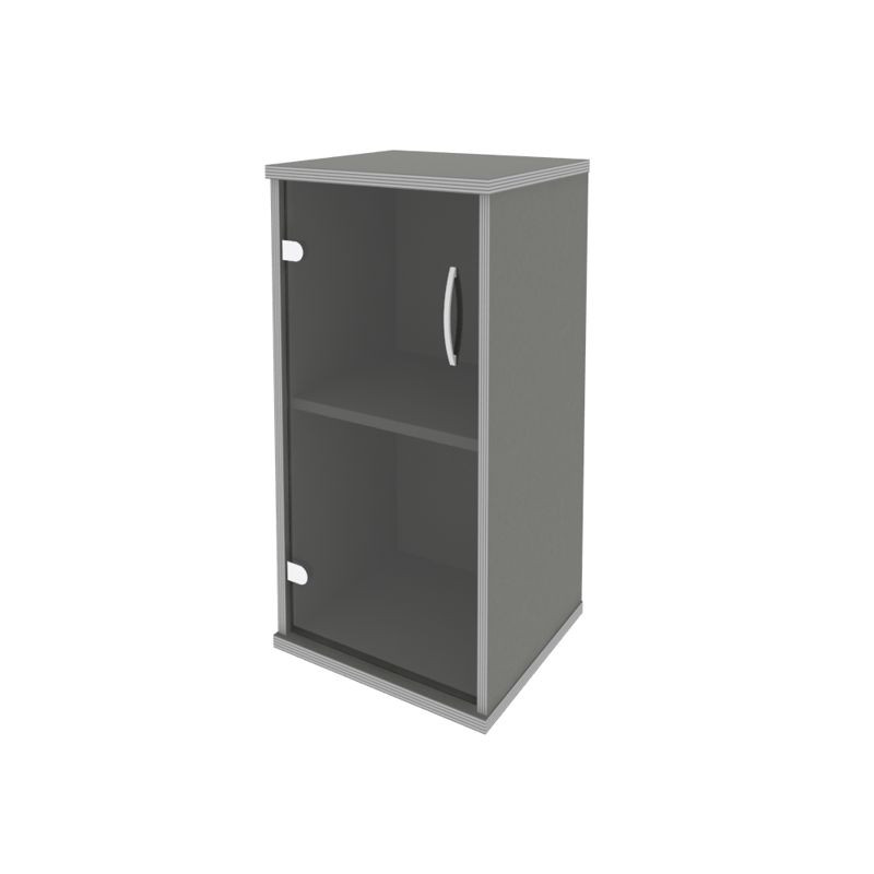 Riva Шкаф низкий узкий левый А.СУ-3.2 (L) Металлик NEW 404*365*828