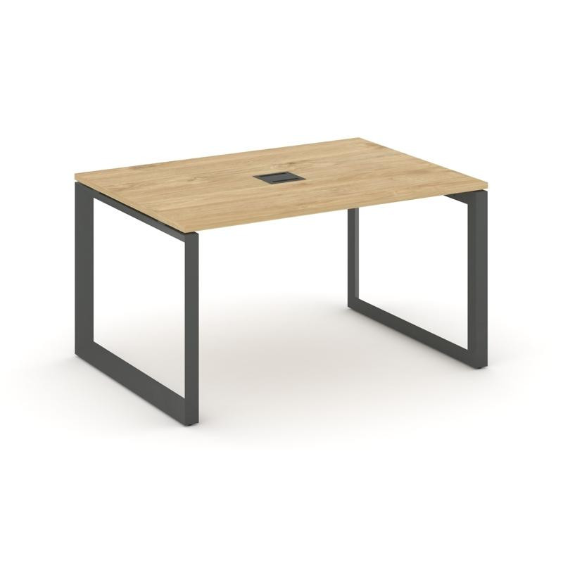 Style Project Стол переговорный SN-59O.SPRG-004 Тиквуд Светлый/Металл Антрацит 1580*980*750