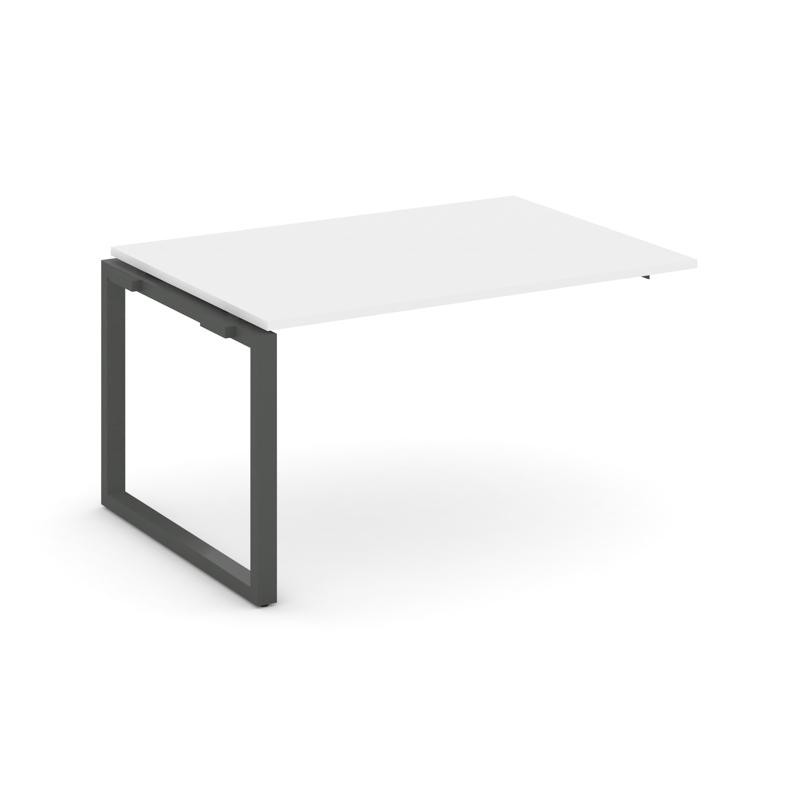 Style Project Проходной наб. элем. перег. стола SN-59O.NSPRG-001.3 Белый/Металл Антрацит 980*980*750