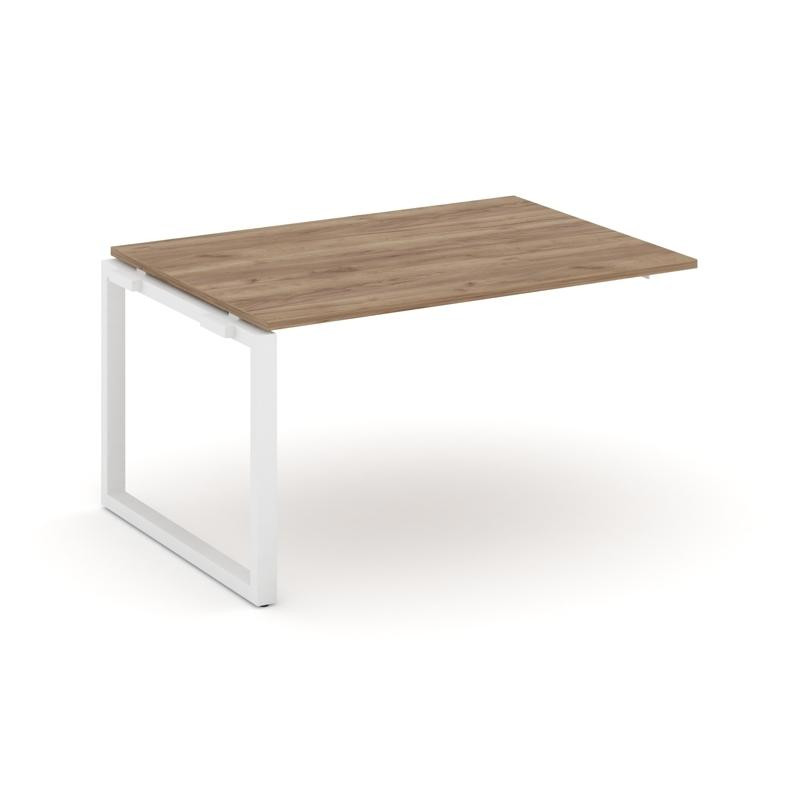 Style Project Проходной наб. элем. перег. стола SN-59O.NSPRG-004.3 Дуб Табак/Металл Белый 1580*980*7