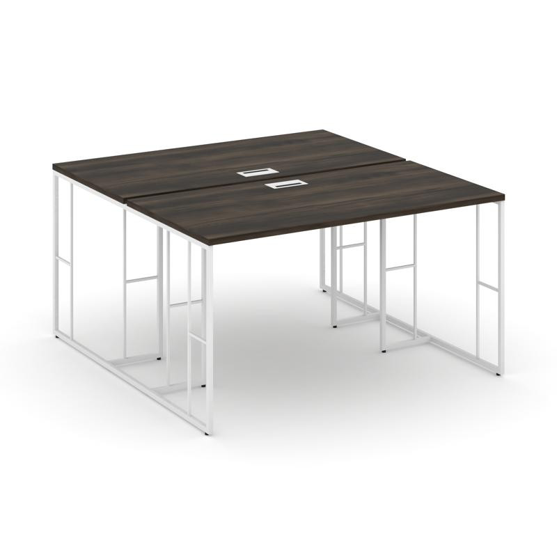 Rift Рабочая станция RF.DRS-002 Дуб Мали/Металл Белый 1180*1232*750