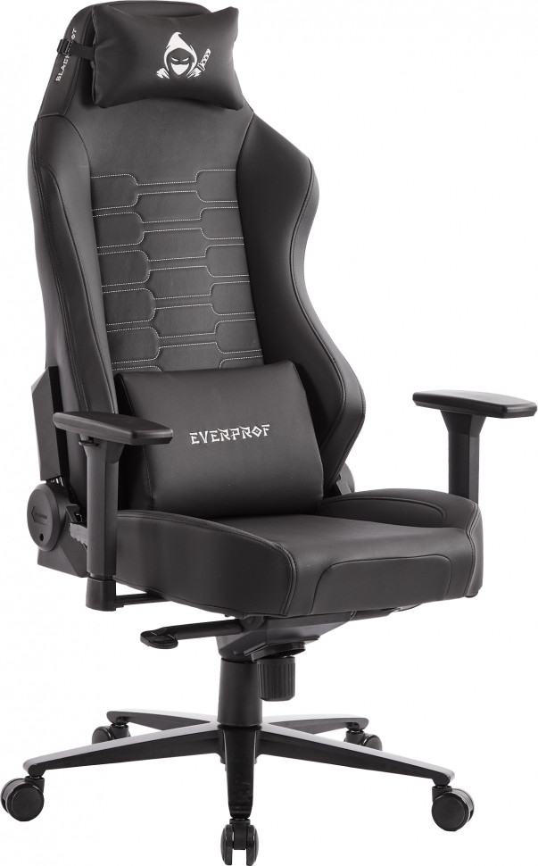 Геймерское кресло Everprof Blackshot (Блэкшот) Экокожа Черный