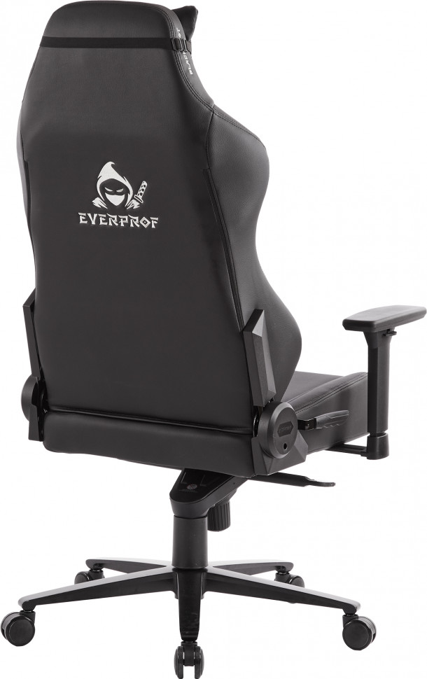 Геймерское кресло Everprof Blackshot (Блэкшот) Экокожа Черный