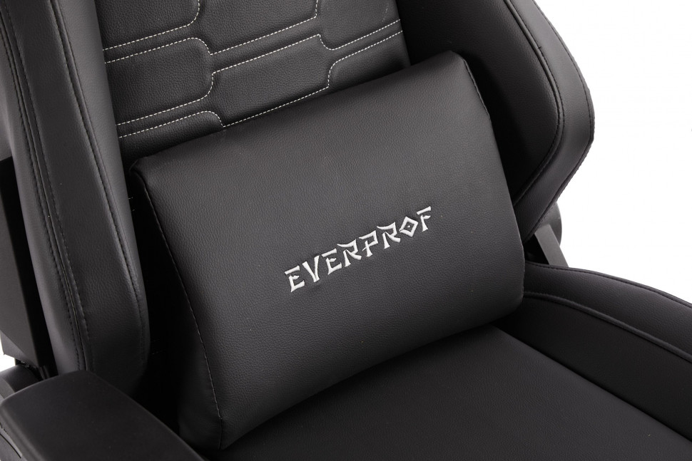 Геймерское кресло Everprof Blackshot (Блэкшот) Экокожа Черный