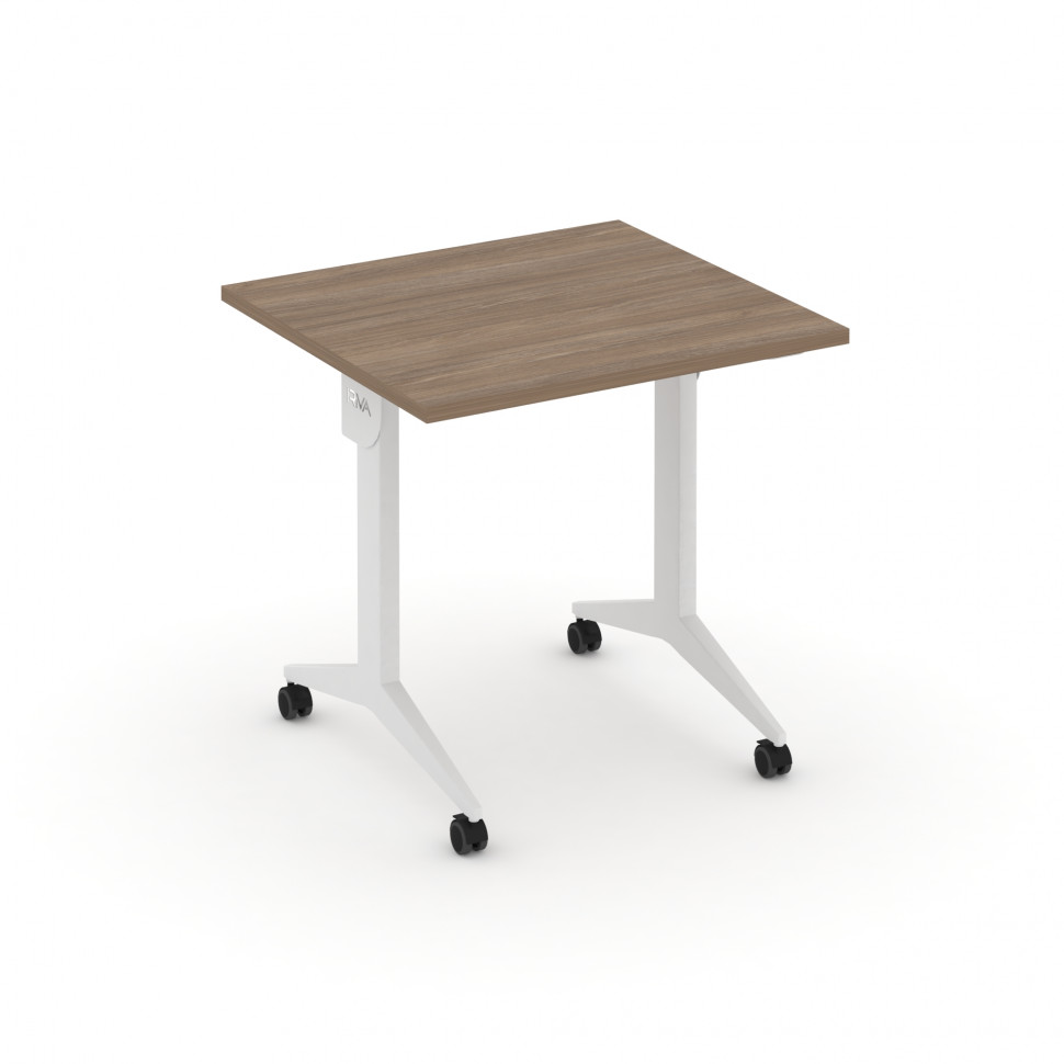 X-Pull Стол складной мобильный X.M-0.7 Дуб Аризона/Металл Белый 780*720*753