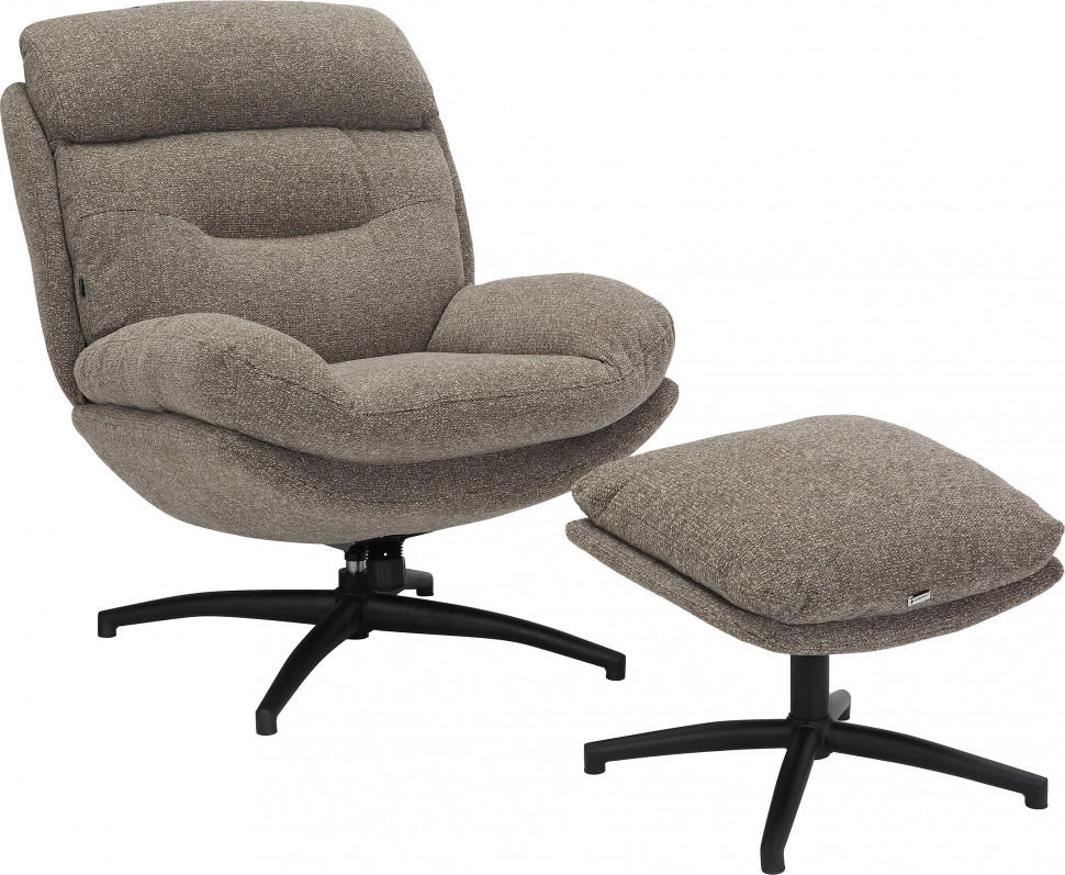 Кресло мягкое Everprof Kiwi (Киви) Ткань Светло-коричневый