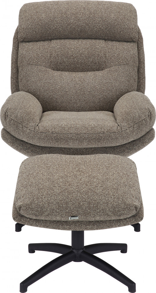 Кресло мягкое Everprof Kiwi (Киви) Ткань Светло-коричневый