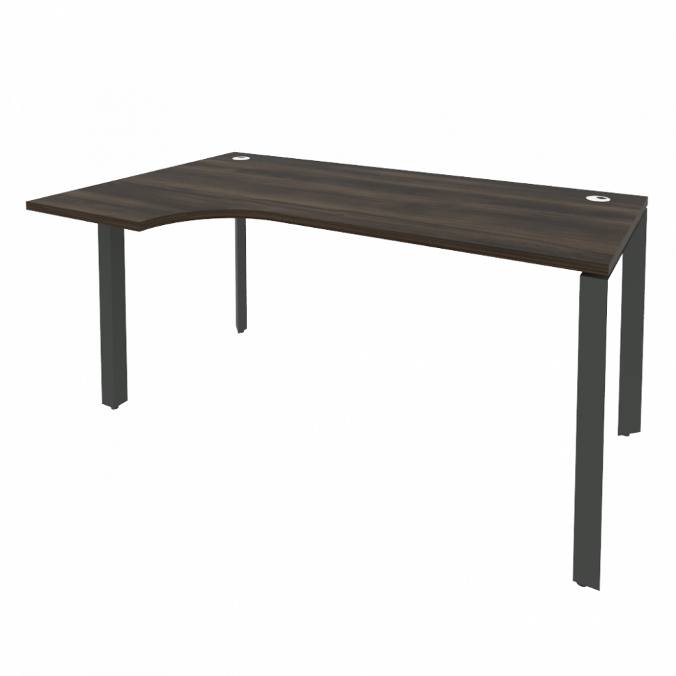 Onix Стол эргономичный левый на П-образном м/к O.MP-SA-1 (L) Дуб Мали/Металл Антрацит 1580*980*750 ( Onix Стол эргономичный левый на П-образном м/к O.MP-SA-1 (L) Дуб Мали/Металл Антрацит 1580*980*750 (