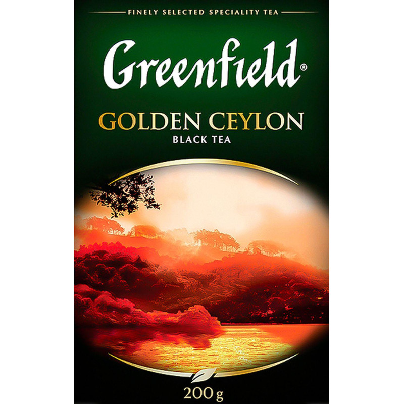 Чай Greenfield Golden Ceylon листовой черный, 200г 0791-10 Чай Greenfield Golden Ceylon листовой черный, 200г 0791-10
