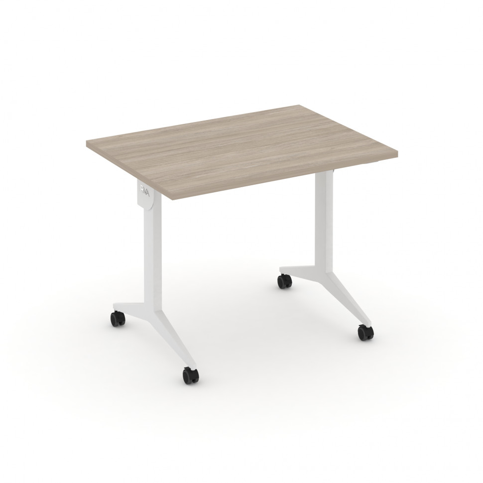 X-Pull Стол складной мобильный X.M-1.7 Дуб Аттик/Металл Белый 980*720*753