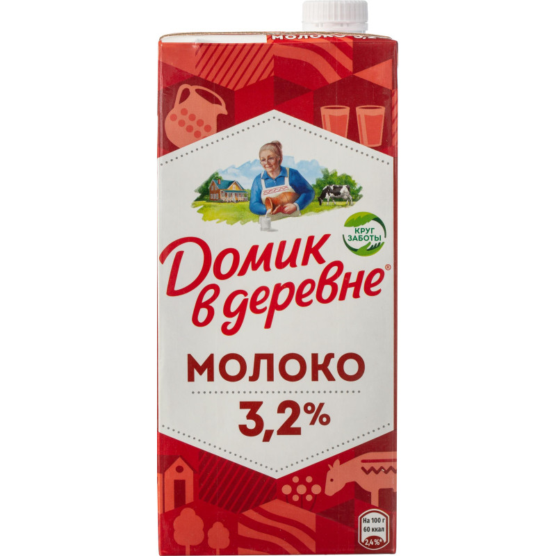Молоко Домик в Деревне 3,2% 950г