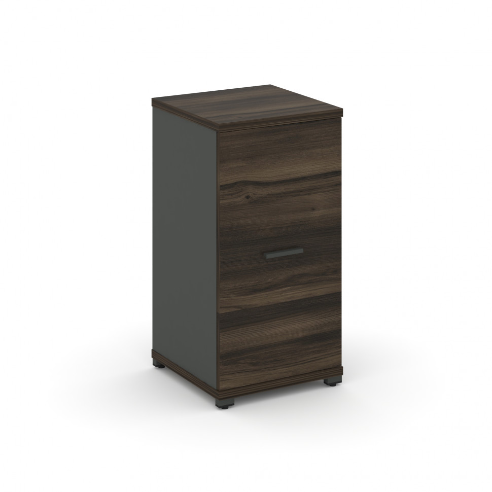 Concept Шкаф 1 узкая секция, 2 ниши CN.STU-213 A Дуб Мали/Антрацит/Металл Антрацит 420*420*818