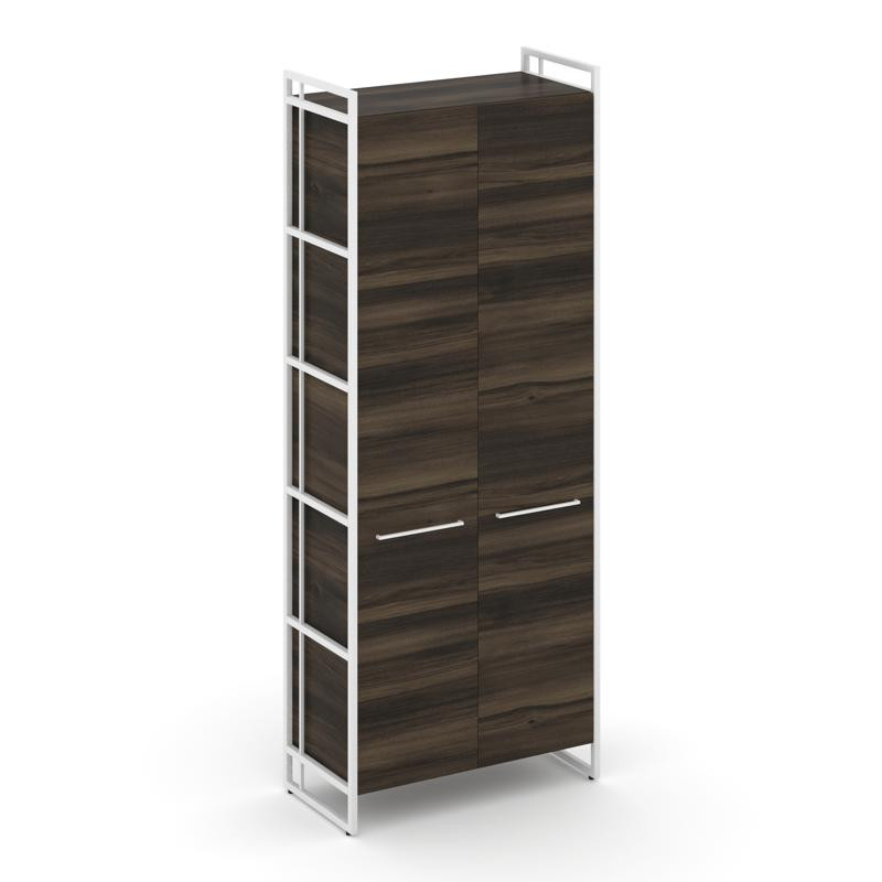 Rift Шкаф 5 ниш широкий RF.SS-51 Дуб Мали/Металл Белый/Белый Ручки 798*396*2010