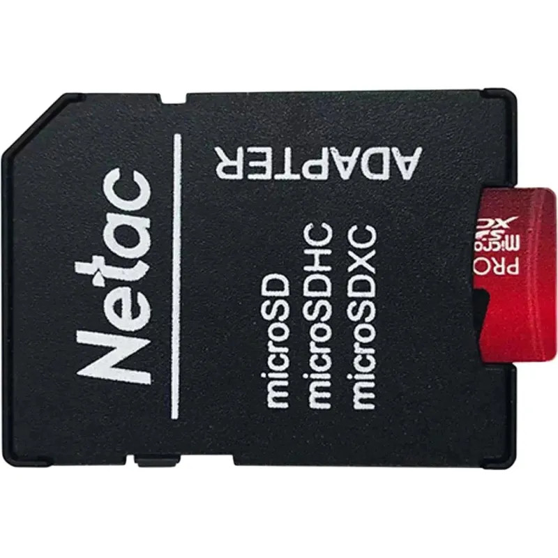 Карта памяти Netac MicroSD card P500 Extreme Pro 64GB, retail version w/SD Карта памяти Netac MicroSD card P500 Extreme Pro 64GB, retail version w/SD