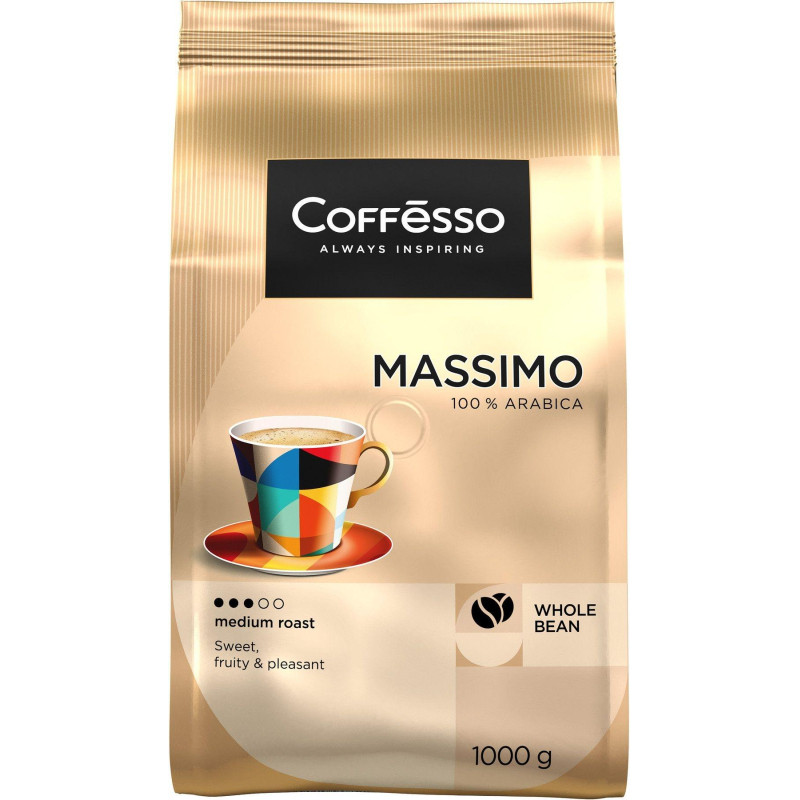 Кофе в зернах Coffesso MASSIMO 1кг