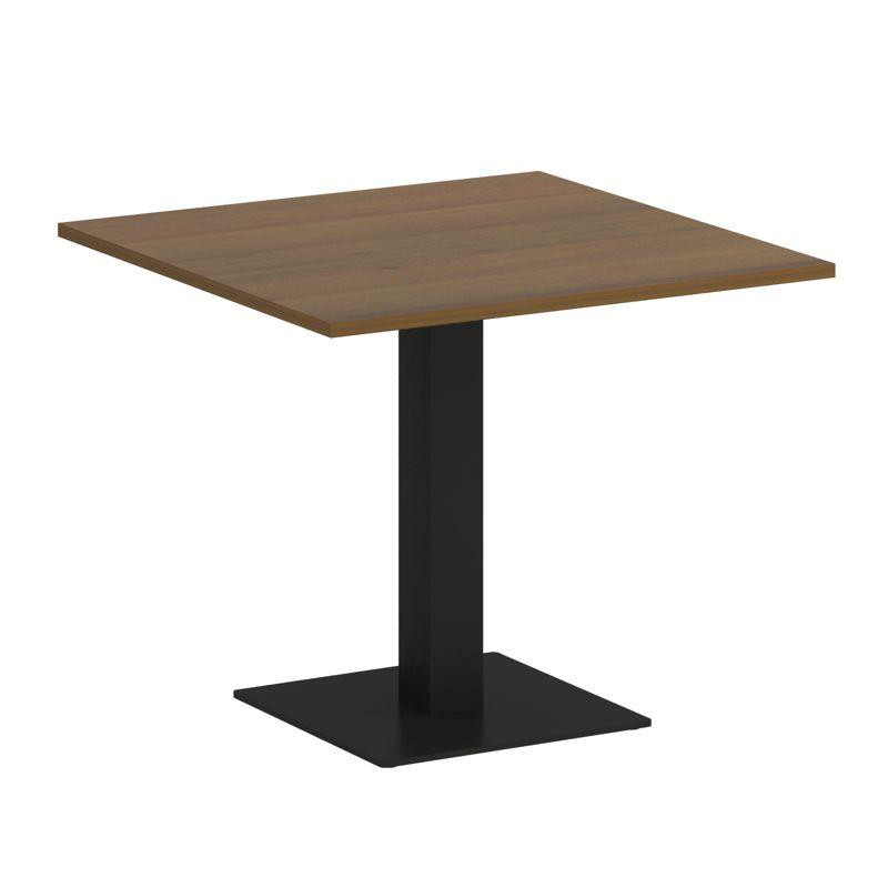 Riva Стол квадратный А.СПРГ-2 Орех Гварнери/Металл Черный 900*900*750