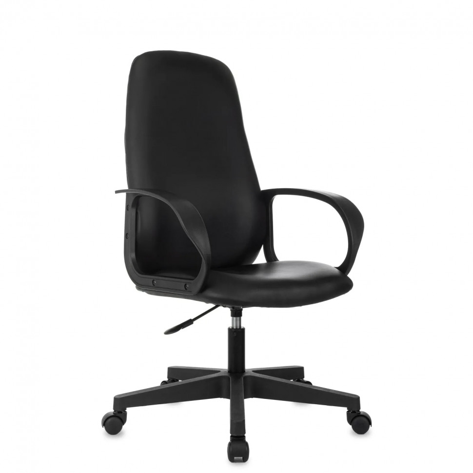 Кресло БР Комус Мебель EChair 660 экокожа,черный,пластик