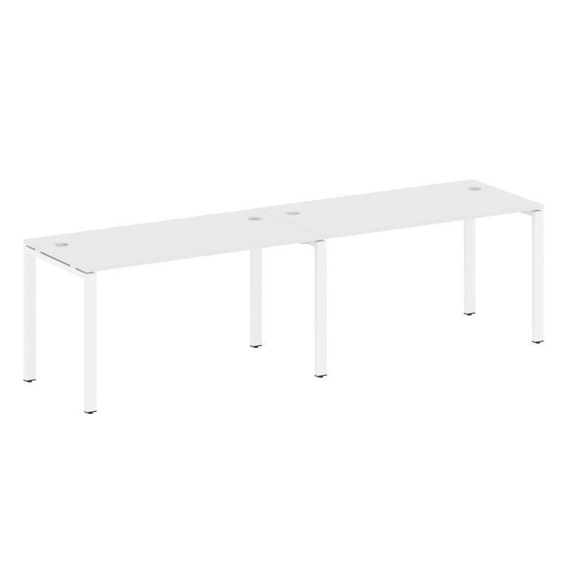 Metal System Рабочая станция на 2 места на П-образном м/к БП.СМ-2.3 Белый/Металл Белый 2800*720*750 Metal System Рабочая станция на 2 места на П-образном м/к БП.СМ-2.3 Белый/Металл Белый 2800*720*750