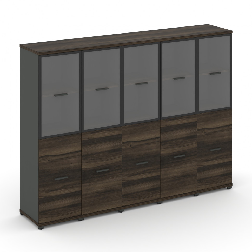 Concept Шкаф 5 узких секций, 4 ниши CN.STU-452 RPB A Дуб Мали/Антрацит/Металл Антрацит/Прозрачный 20 Concept Шкаф 5 узких секций, 4 ниши CN.STU-452 RPB A Дуб Мали/Антрацит/Металл Антрацит/Прозрачный 20