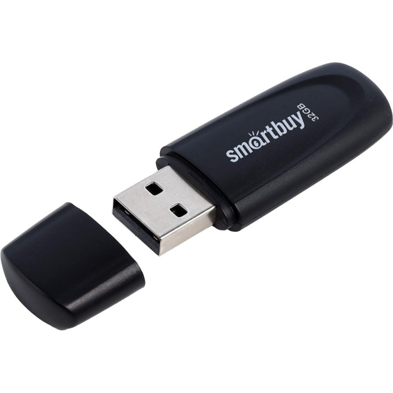 Флеш-память SmartBuy UFD 2.0 032GB Scout Black (SB032GB2SCK)