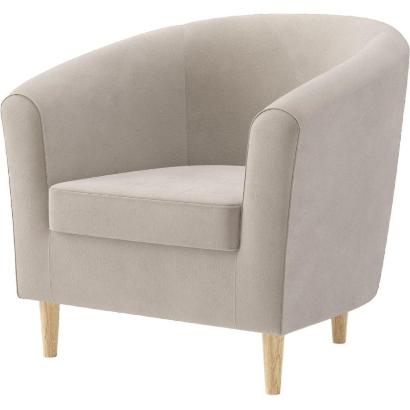 Кресло SAL_0MX_ВЕСТА ткань Велюр Ultra бежевый