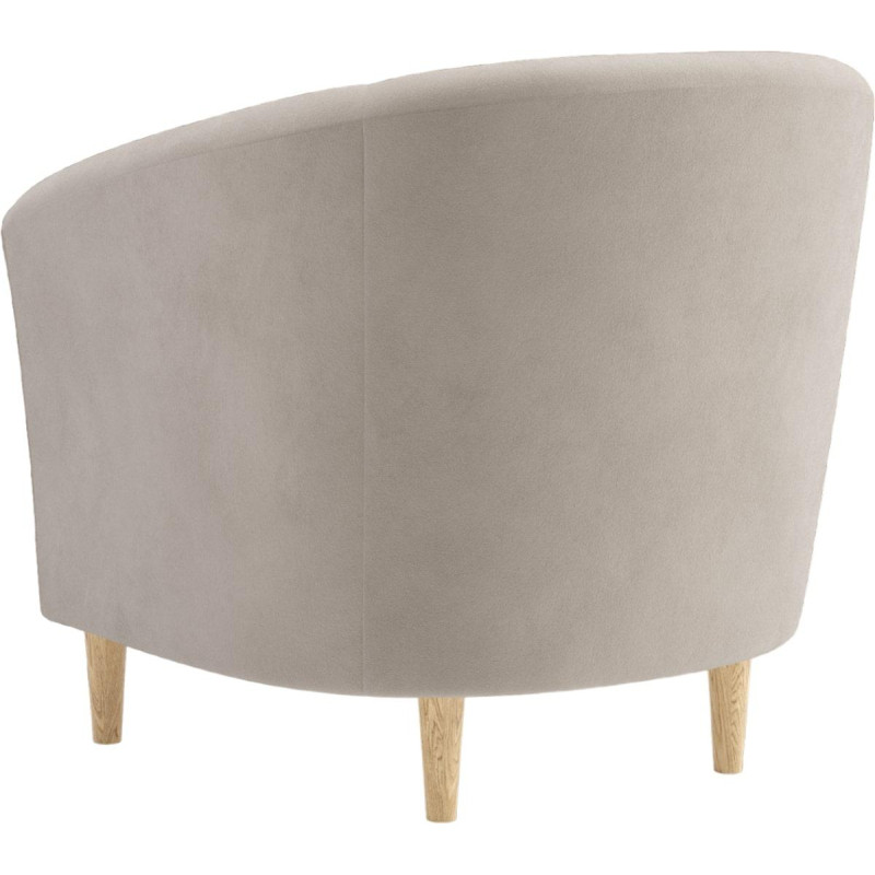 Кресло SAL_0MX_ВЕСТА ткань Велюр Ultra бежевый