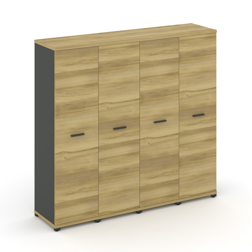 Concept Шкаф 4 узкие секции, 4 ниши CN.STU-446 A Дуб Винченцо/Антрацит/Металл Антрацит 1668*420*1554 Concept Шкаф 4 узкие секции, 4 ниши CN.STU-446 A Дуб Винченцо/Антрацит/Металл Антрацит 1668*420*1554