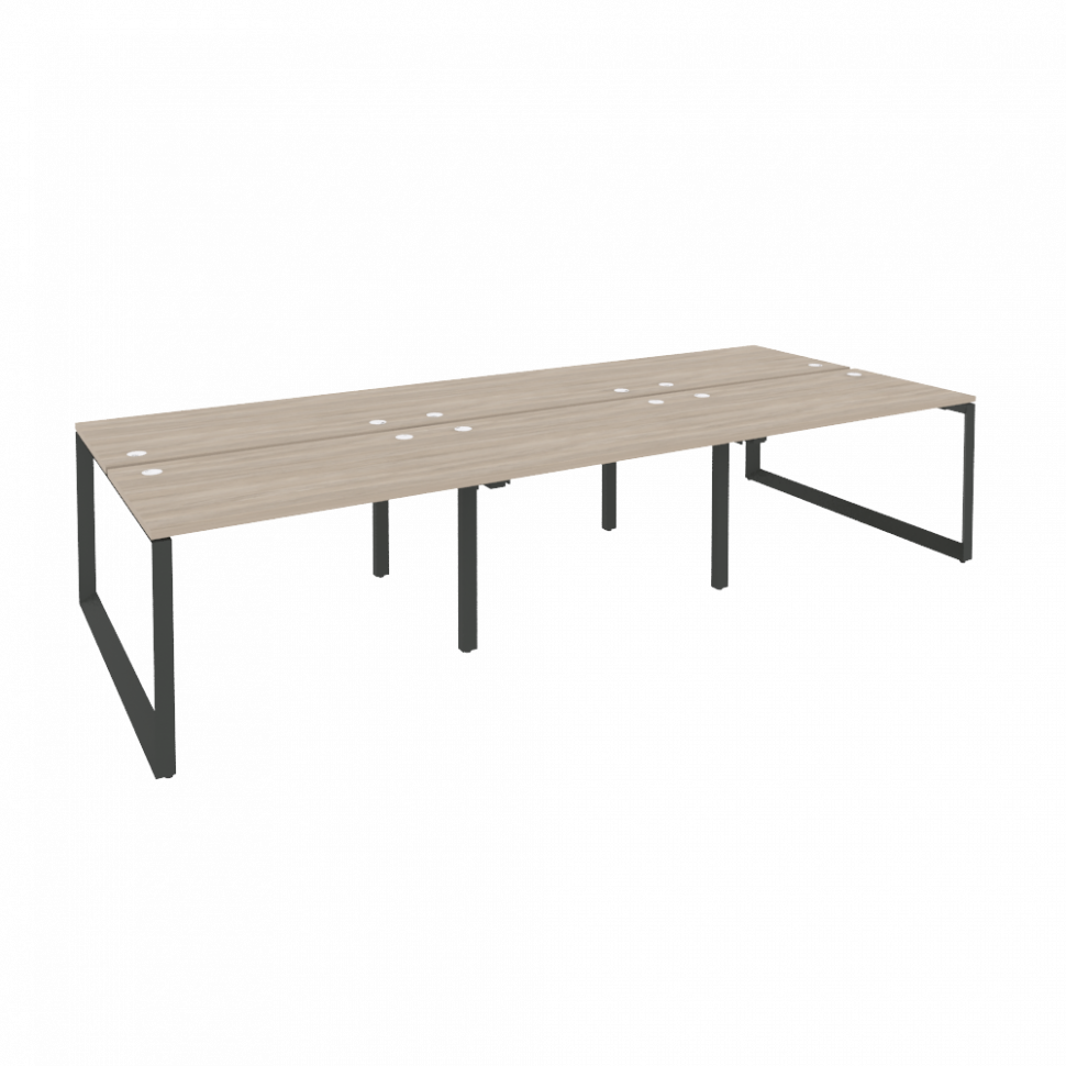 Onix Рабочая станция на О-образном м/к O.MO-D.RS-6.2.7 Дуб Аттик/Металл Антрацит 3540*1475*750 Onix Рабочая станция на О-образном м/к O.MO-D.RS-6.2.7 Дуб Аттик/Металл Антрацит 3540*1475*750