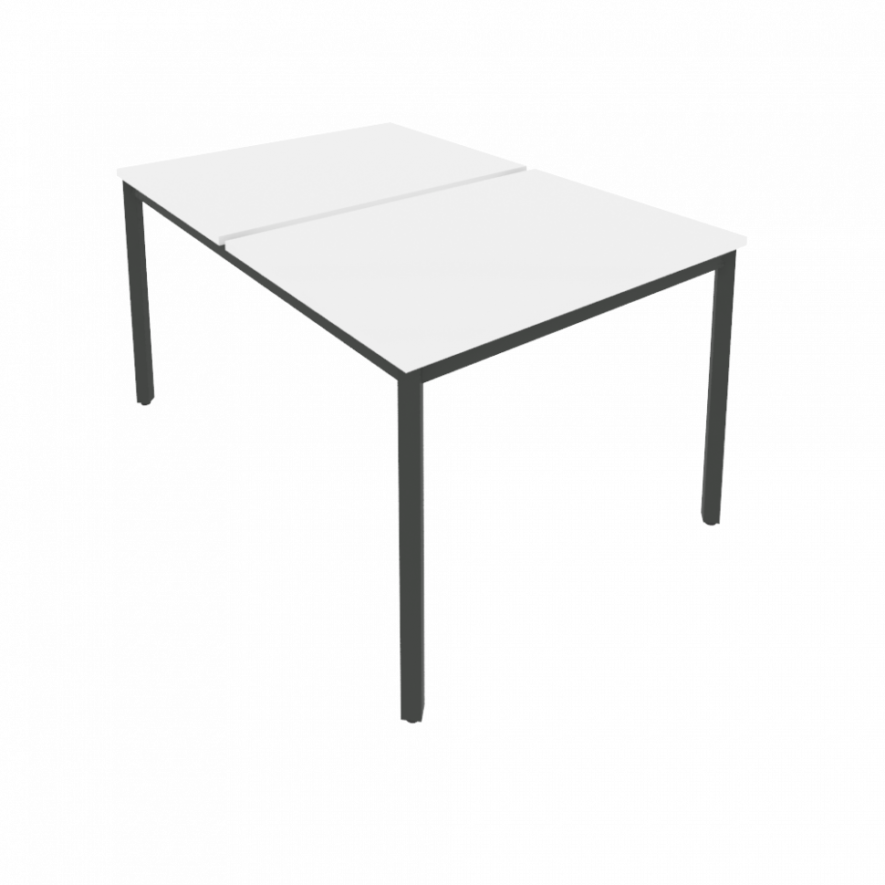 Slim Рабочая станция на металлокаркасе С.СП-3.3 Белый/Металл Антрацит 980*1475*750