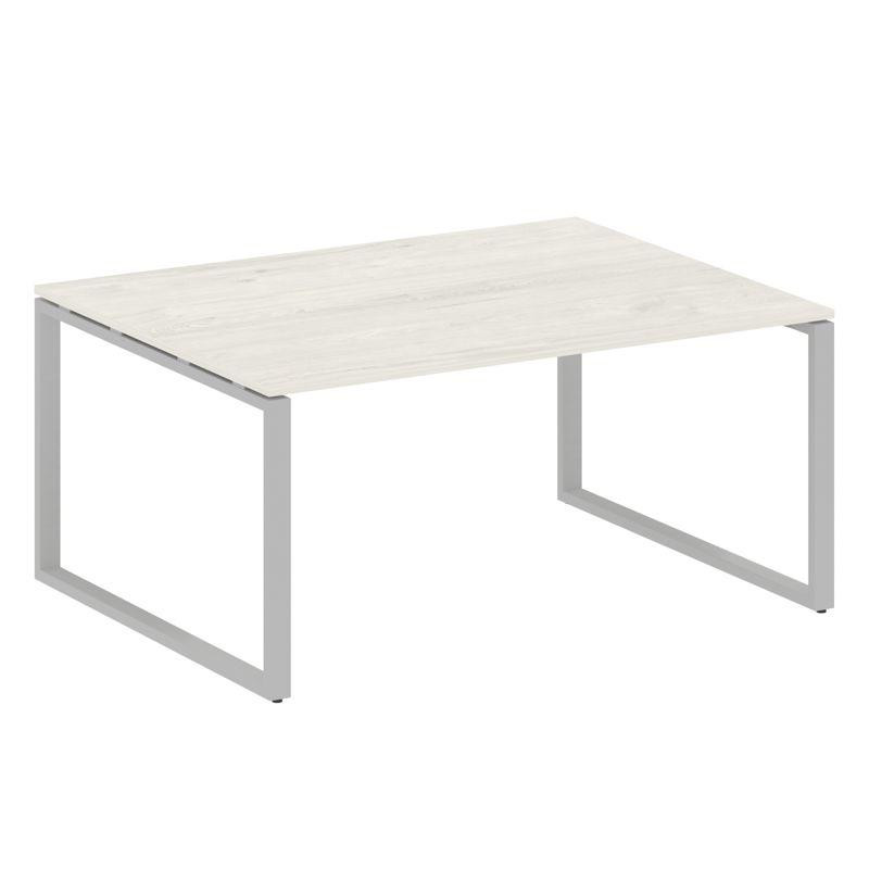 Metal System Переговорный стол (1 столешница) на О-образном м/к БО.ПРГ-1.4 Дуб Наварра/Металл Серый