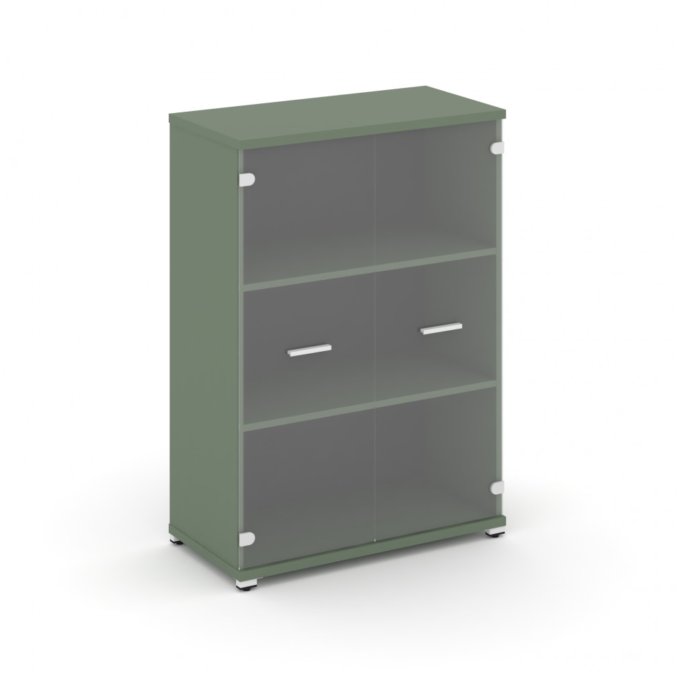 Concept Шкаф 1 широкая секция, 3 ниши CN.STS.E-316 SP W Кобо/Металл Белый/Прозрачный 836*420*1186