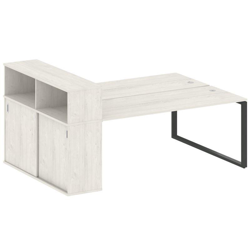 Metal System Рабочая станция с шкафом-купе на О-образном м/к БО.РС-СШК-2.5 Т Дуб Наварра/Металл Антр Metal System Рабочая станция с шкафом-купе на О-образном м/к БО.РС-СШК-2.5 Т Дуб Наварра/Металл Антр