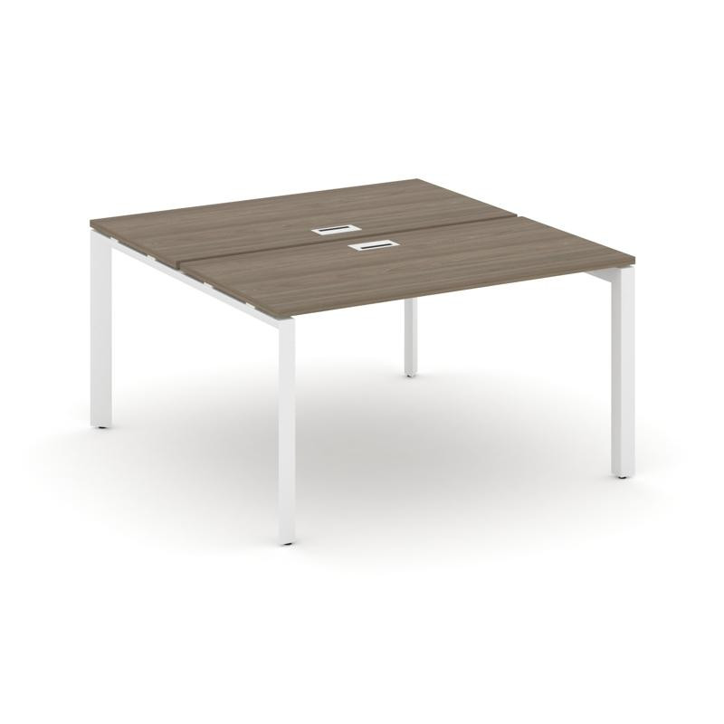 Style Project Рабочая станция двухсторонняя SN-59P.DRS-003 Вяз Благородный/Металл Белый/Белый Заглуш